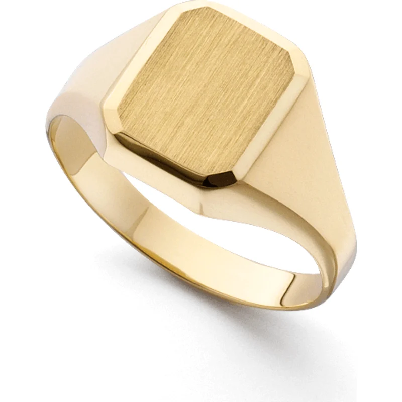 Ring Klackring 18k oktagon